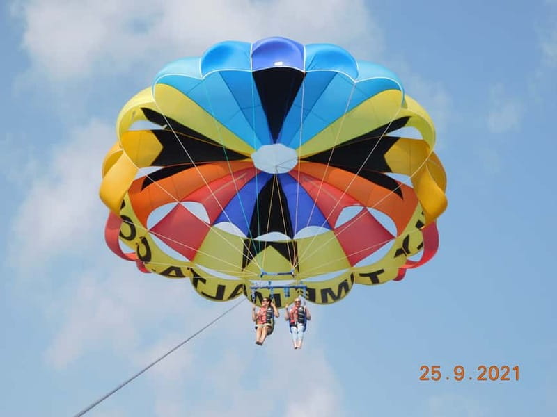 St. Julians: Parasailing Go & Fun with Free Photos & Videos - A gentle launch to 550 feet