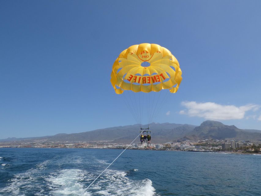 Tenerife Costa Adeje Parasailing - Taking off from Puerto Colón
