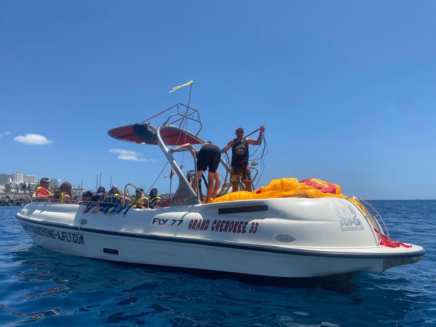 Tenerife Costa Adeje Parasailing - The 10-minute flight above Costa Adeje