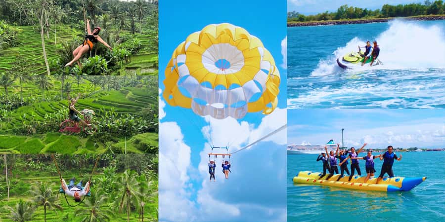 Ubud Zipline & Watersport (Jetski, Parasailing, BananaBoat) - Why the short sessions can work