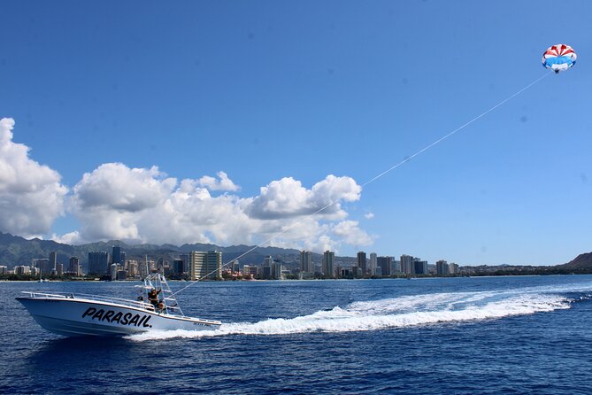 Waikiki and Diamond Head Parasailing Experience - Diamond Head and the Waikiki Skyline From the Water
